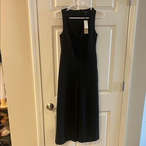 Banana Republic Black Sleeveless V-Neck Jumpsuit / Pantsuit